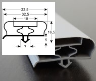 Steckdichtung mit Magnet