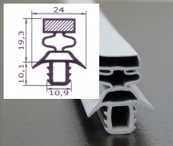 Steckdichtung mit Magnet