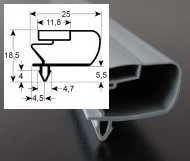 Steckdichtung mit Magnet