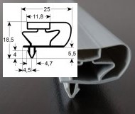 Steckdichtung mit Magnet