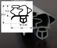 Steckdichtung mit Magnet