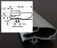 Steckdichtung mit Magnet