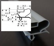 Steckdichtung mit Magnet